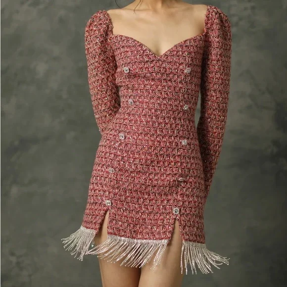 mesh and sequin dress Zoe Mesh Contrast Sequin Dress